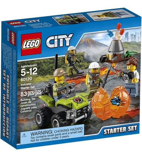 Set Juguete De Construcción Lego City Volcano Exporer 60120