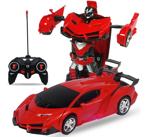 Control Remoto Transform Car Robot Toy Rc Car 360°