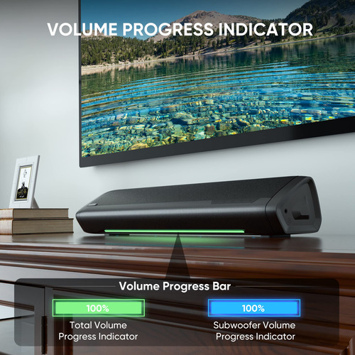 Barras De Sonido 2.1 Con Subwoofer Y Bluetooth Para Tv