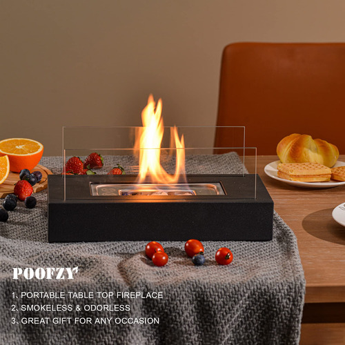 Chimenea De Mesa Para Exteriores E Interiores, Portátil, Dec