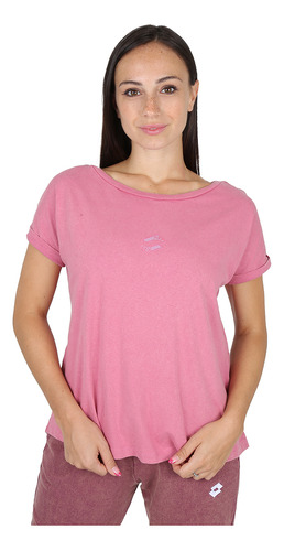 Remera Lotto Athletica Mujer En Rosa | Dexter