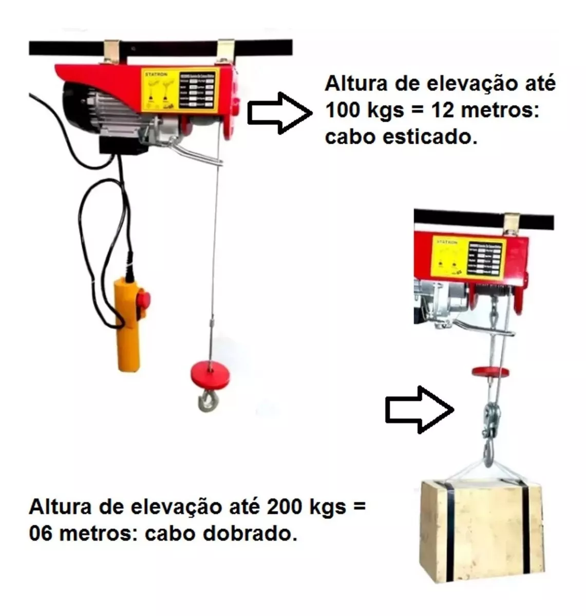 Terceira imagem para pesquisa de guincho eletrico construcao civil