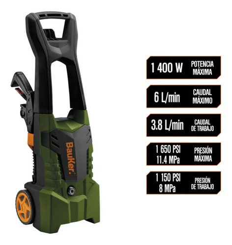 Hidrolavadora Bauker 1600w Fast Plus B3