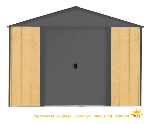 New Yard 10x2 Shed Frame Kit Diy Customizable Steel & Wood