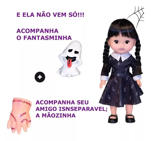 Boneca Vavazinha - Mãozinha e Fantasminha - Brinquedos Anjos - Ri