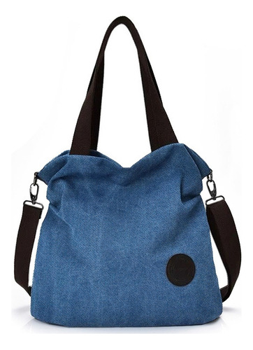 Bolso Multifuncional Para Mujer Estilo Urbano De Moda Color Azul