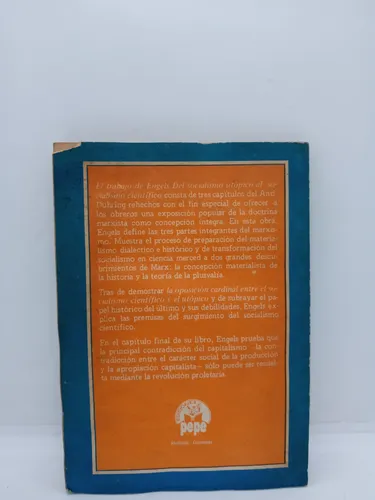 Del Socialismo Utópico Al Socialismo Científico - F. Engels (Usado)
