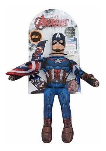 Muñeco Soft Capitan America Vengadores .. En Magimundo !!