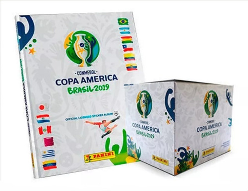 Una Cajita O Paquetón Copa América Brasil Panini + Tapa Dura