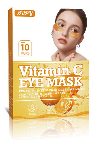 Parche De Máscara Para Ojos Sweet Orange Vc, 10 Pares, Aclar