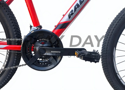 Bicicleta Mountain Bike Raleigh Scout R24 Shimano 21v Color Azul/naranja