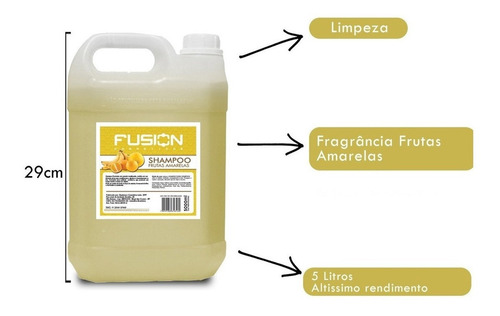 Shampoo E Condicionador Frutas Amarelas 5 L Fusion