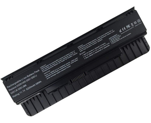 Bateria Para Asus A32n1405 N551zn N551zu Rog G551 G551j