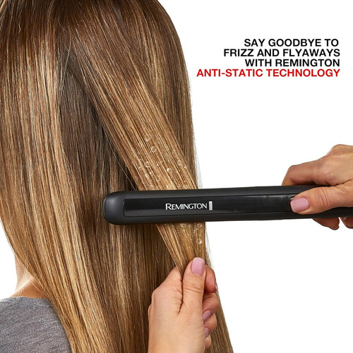 Plancha De Pelo Remington Profesional Calor Rápido Negro