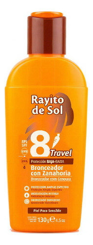 Protector Solar Rayito De Sol  Fps 8 Con Zanahoria X 130 Gr