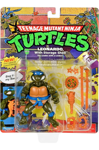 Tortugas Ninja Vintage Reissue Leo Storage Tmnt Playmates