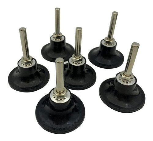 Pack 6 Soportes Almohadilla Disco 2  Adaptador Vastago 1/4 