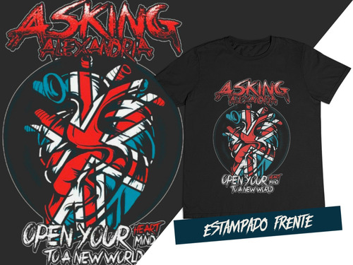 Camiseta Metalcore Asking Alexandria C3