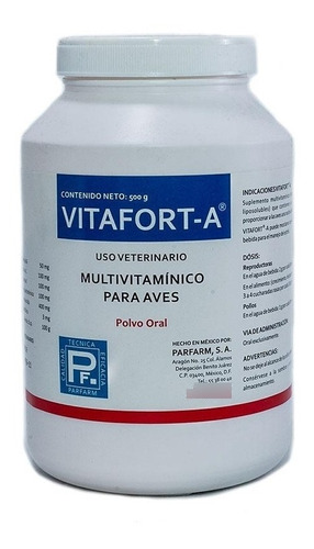 Vitafort A / Bote 500 Gramos.