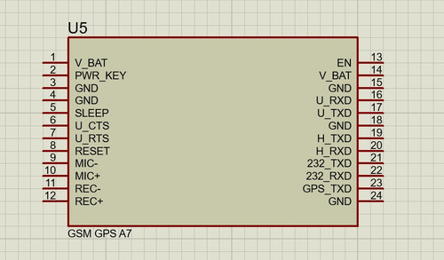 Módulo Gsm, Gps Y Gprs Con Soporte De Audio A7.