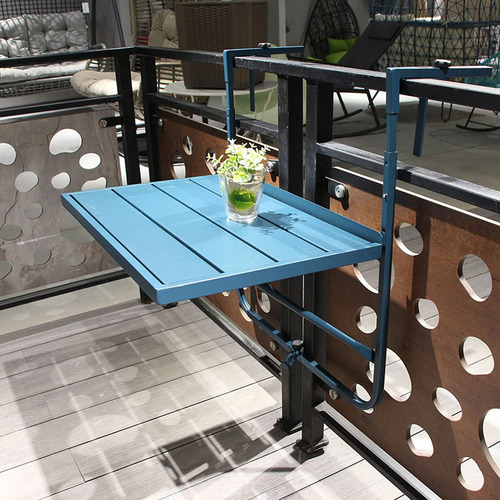 Balcon Barandilla Colgante Mesa Plegable Ajustable Para