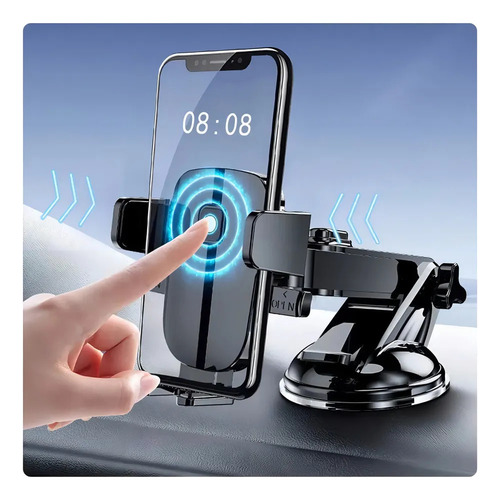 A S+ Soporte Celular Auto Vidrio Torpedo Sopapa Brazo
