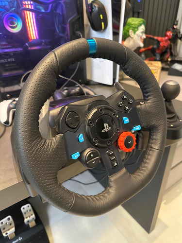 Logitech G29 + Câmbio Driving Force