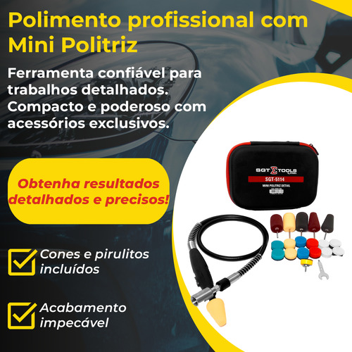 Kit Polidor Minitriz Sigma Com Boinas