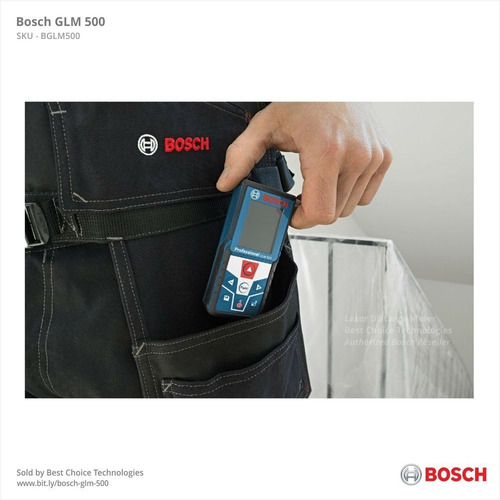 Imagem 7 de 7 de Medidor De Distancia Glm 500 Trena A Laser 50m Bosch
