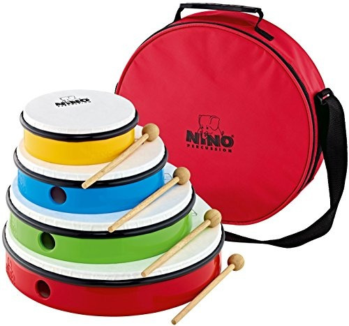 Nino Percussion Ninoset6 Hand Drum Set With 4 Drum Sizes I