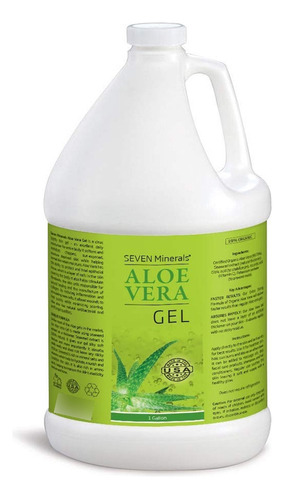 Gel Organico De Aloe Vera 100% Puro Alta Calidad 3.7 L