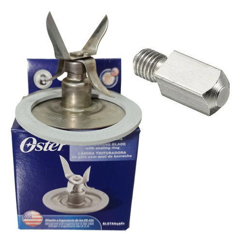 Cuchilla Oster + Pin Cuadrante Para Licuadora Oster Original
