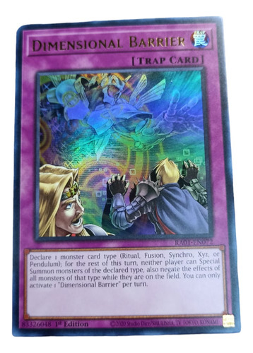 Yu-gi-oh! Dimensional Barrier - Ultra (ra01)