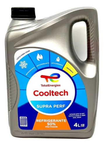 Refrigerante Total Cooltech Supra Perf Diluido 50% 4l. L46