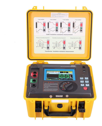 Insulation Resistance Meter Lcd For Measur Voltage Tests