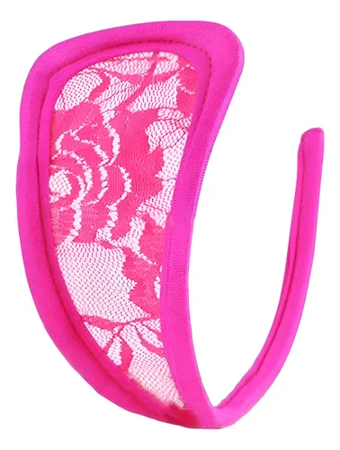 Sexy Tanga Invisible C String Lenceria Mujer Encaje Flor