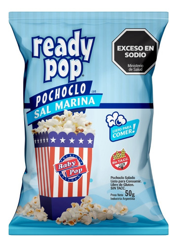 Pochoclo Salado Ready Pop X 50 Gr  