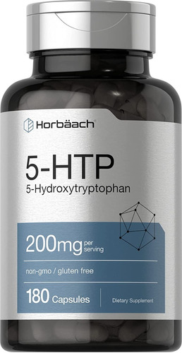 5-htp 200 Mg Horbaach 180 Cápsulas