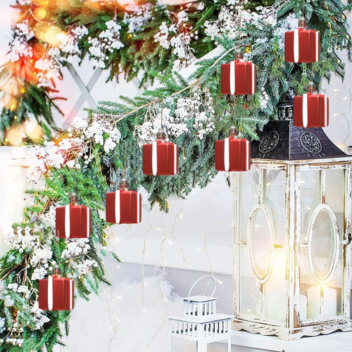 / 12 Colgantes Pintados For Decoración De Árboles De Navidad
