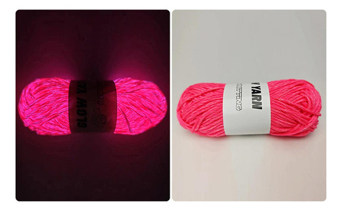 Fios De Crochê Luminosos Que Brilham No Escuro,
