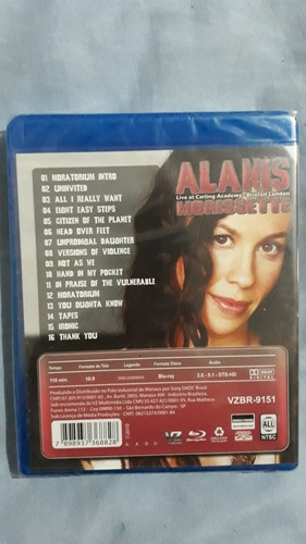 Dvd+blu-ray+cd Alanis Morissette Jagged Little Pill/live A3
