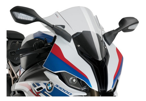 Imagem 1 de 2 de Bolha Puig Racing Bmw S1000rr 2020 Cristal 40mm + Alta Orig