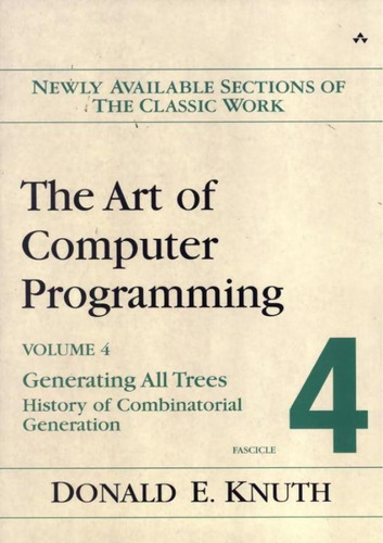 Art Of Computer Programming Vol. 4 Fasc 4