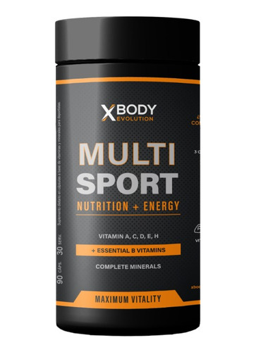 Multi Sport Nutrition Multivitamínico 60caps Xbody Evolution