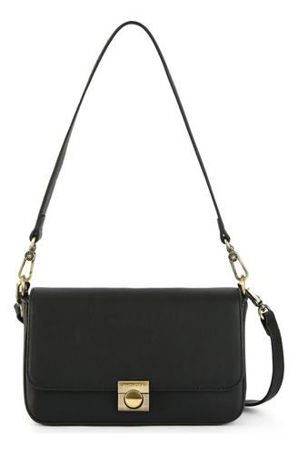 Cartera Bandolera Pequeña Laurent Negro