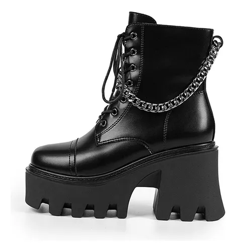 Botas de moto online para mujer con tacon