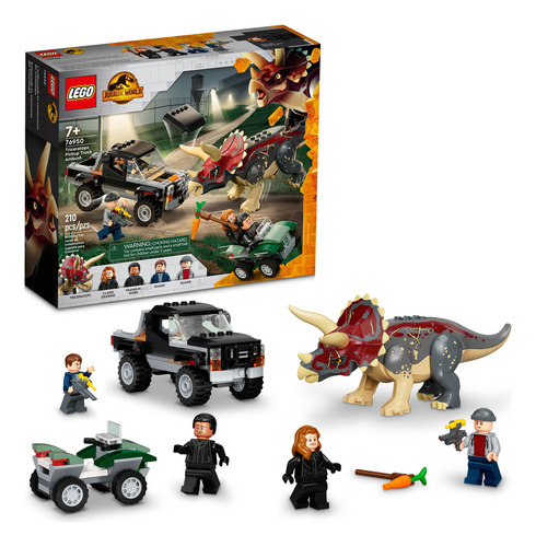   Jurassic World Dominion Triceratops Dinosaurio Camionet