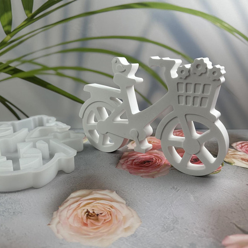 Molde De Silicona For Bicicleta, Llavero, Molde De Silicona
