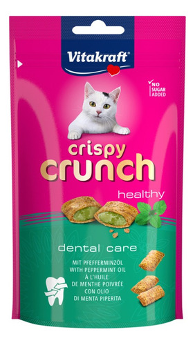 Vitakraft Crispy Crunch Gatos Sabor Dental 60 Gr