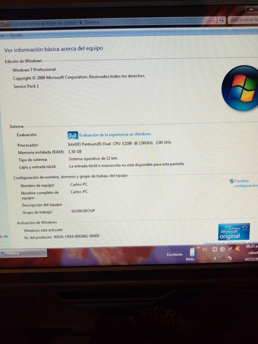 Imagen 6 de 10 de Computadora Lenovo Con Monitor Tv Marca Aoc